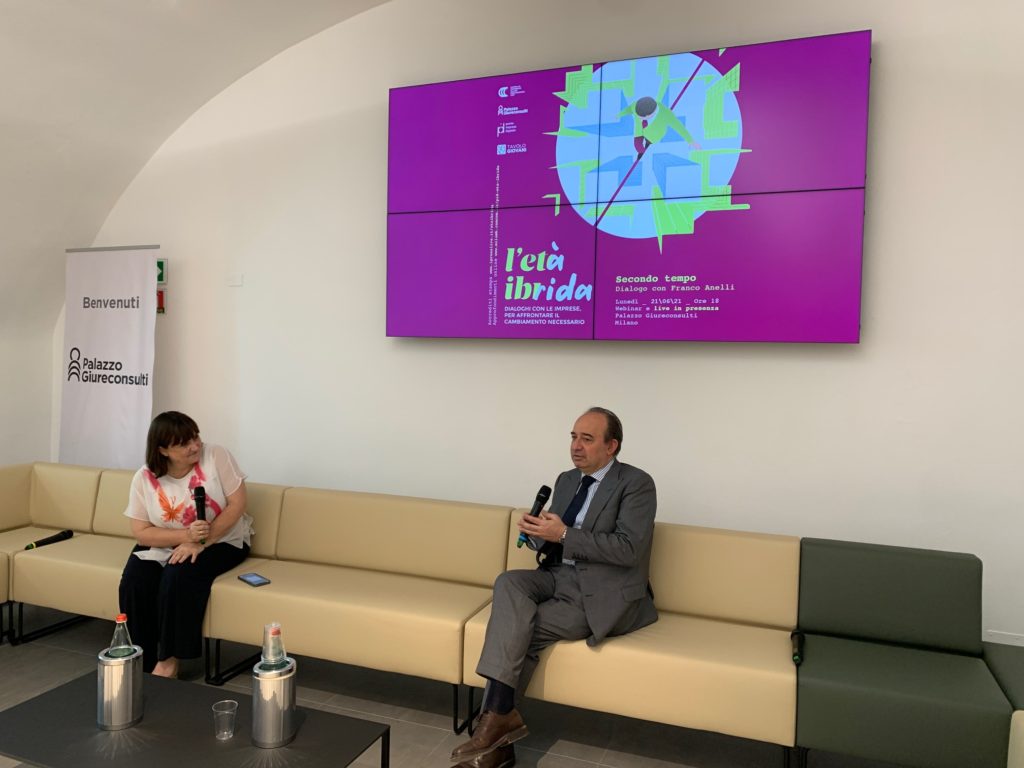 Franco Anelli, Rettore dell'Università Cattolica del Sacro Cuore, intervistato durante l'Età Ibrida